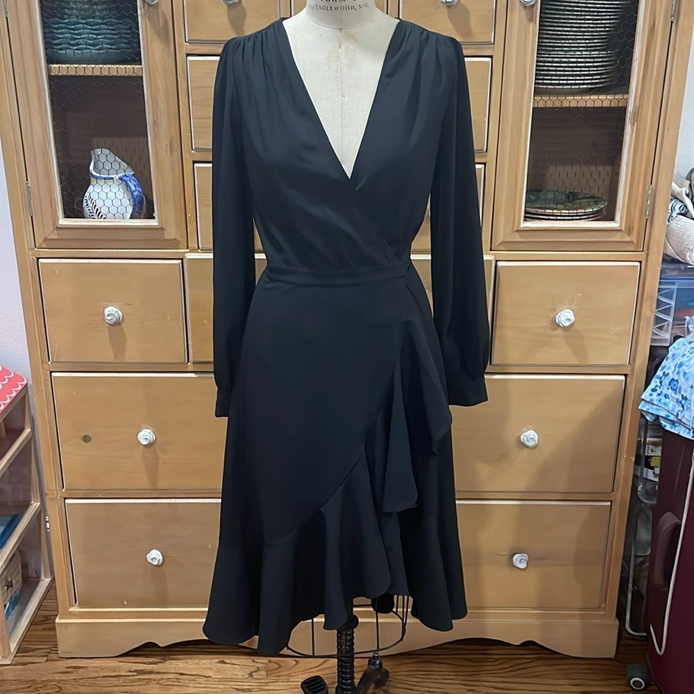 Yumi Kim Classic Black Wrap Dress